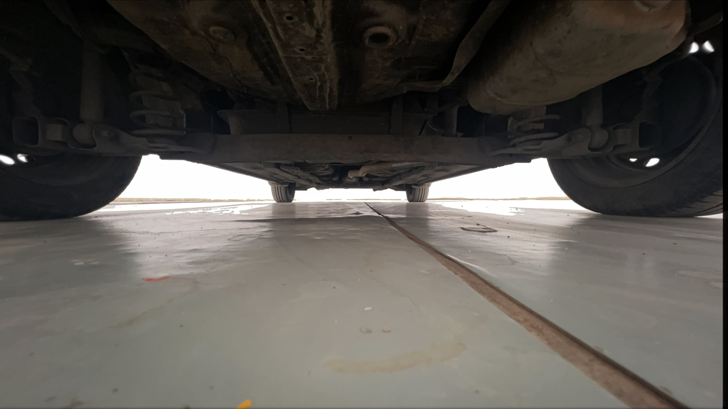 Used 2017 Hyundai Grand i10 Sportz (O) 1.2 Kappa VTVT Petrol Manual extra REAR UNDERBODY VIEW (TAKEN FROM REAR)