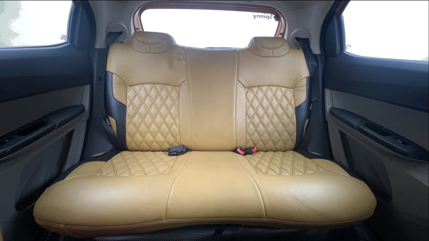 Used 2016 Tata Tiago Revotron XZ Petrol Manual interior REAR SEAT CONDITION VIEW