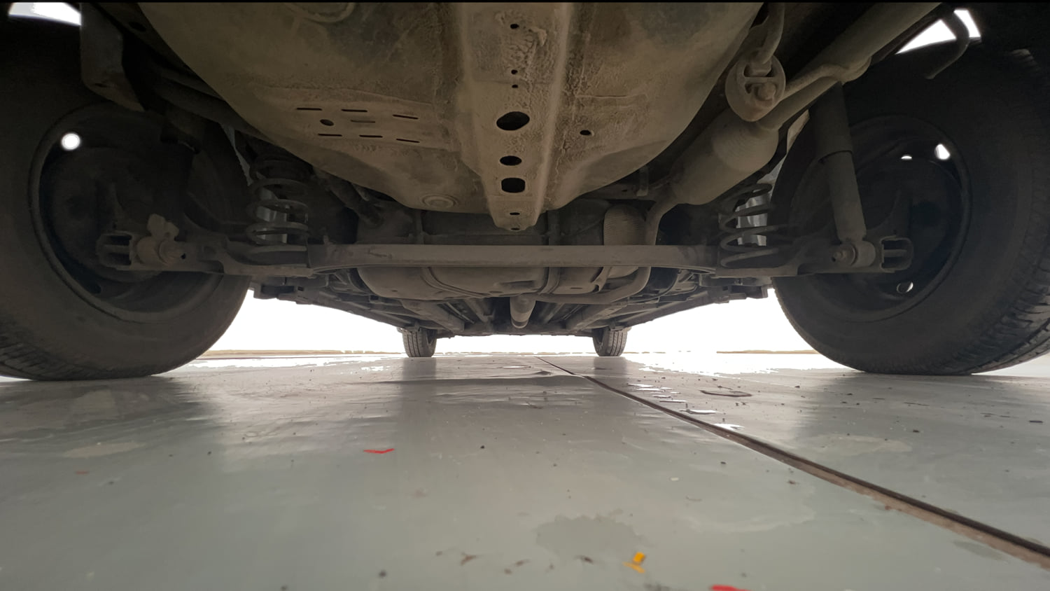 Used 2016 Maruti Suzuki Swift Dzire VXI Petrol Manual extra REAR UNDERBODY VIEW (TAKEN FROM REAR)