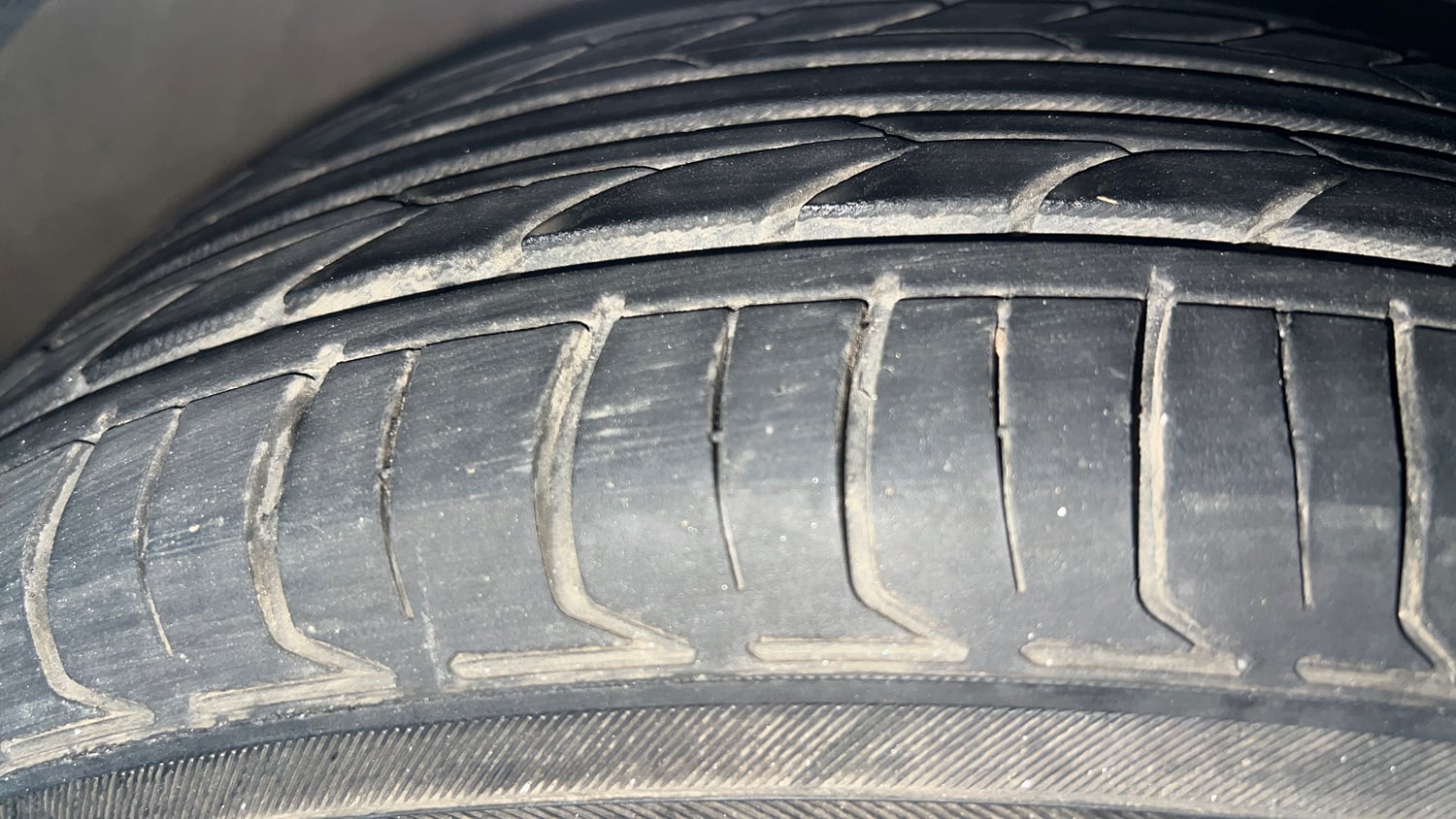 Used 2019 Hyundai Xcent SX Petrol Manual tyres RIGHT FRONT TYRE TREAD VIEW