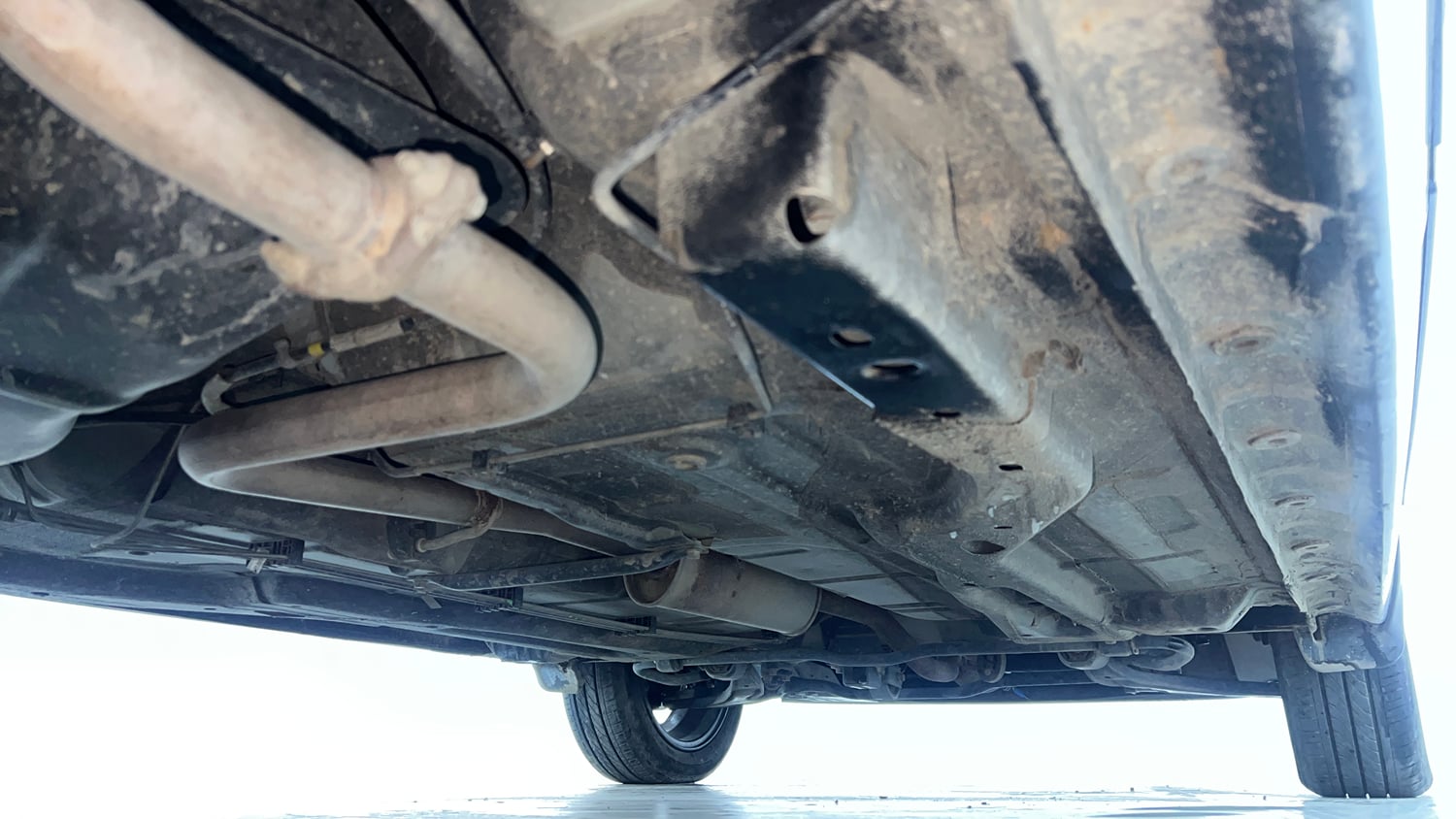 Used 2021 Tata Tigor XZ Plus Petrol Manual extra REAR RIGHT UNDERBODY VIEW