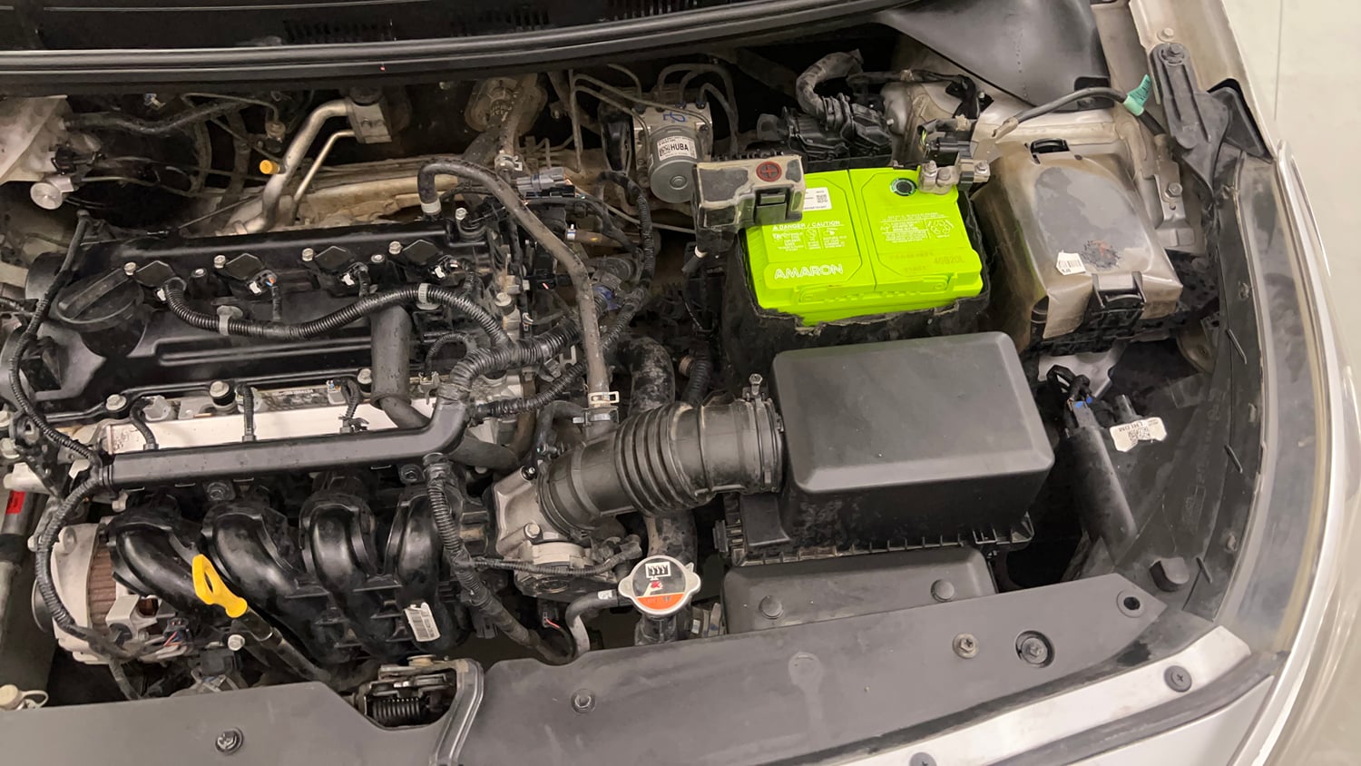 Used 2020 Hyundai Elite i20 Sportz Plus 1.2 Petrol Manual engine ENGINE LEFT SIDE VIEW