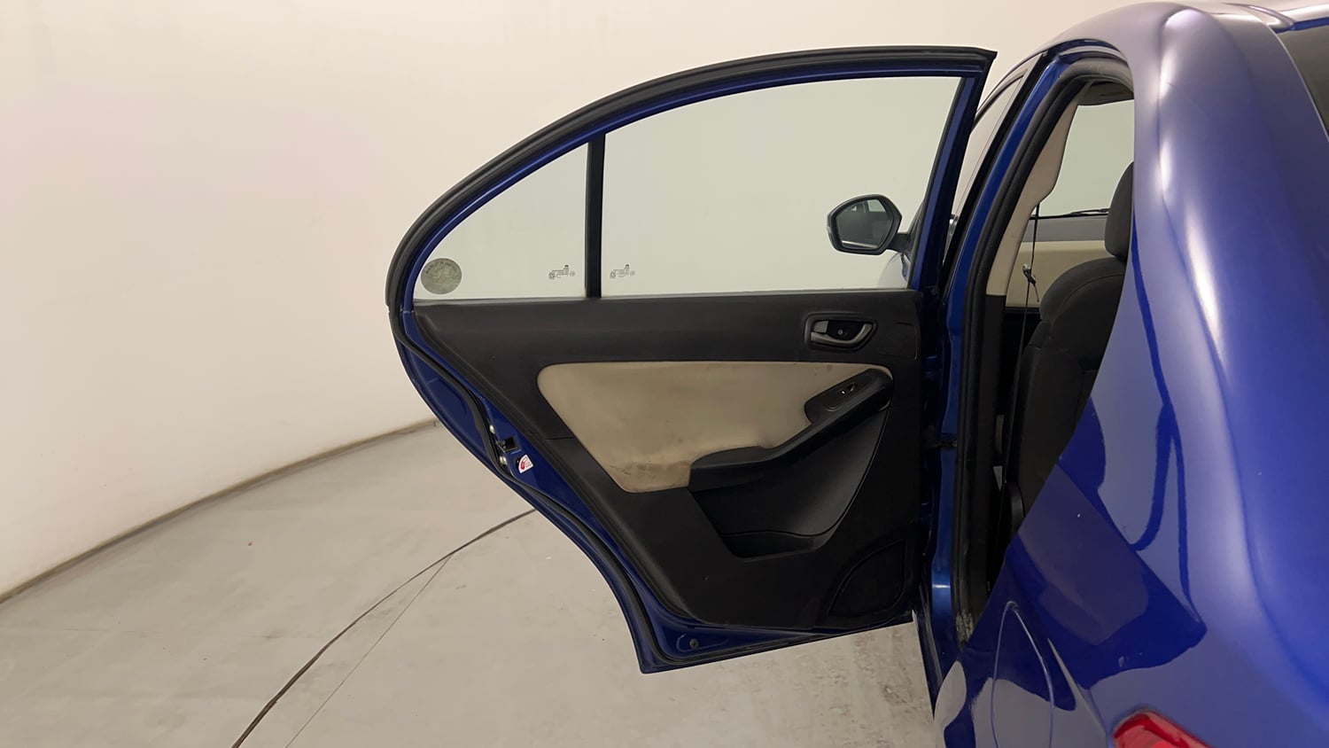 Used 2020 Tata Zest XT Petrol Petrol Manual interior LEFT REAR DOOR OPEN VIEW