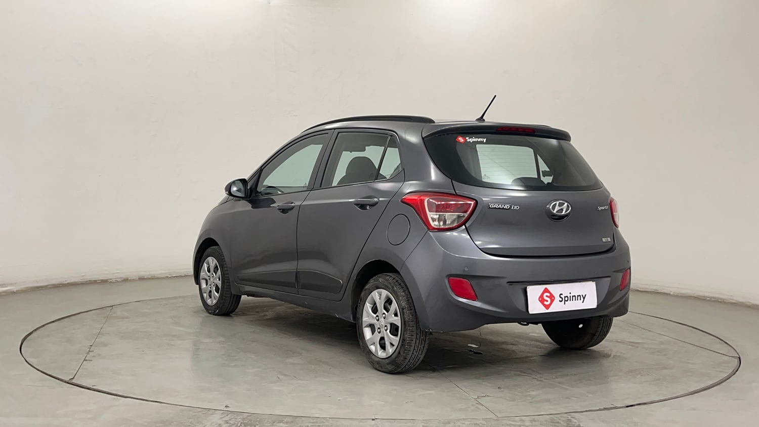 Used 2016 Hyundai Grand i10 Sportz 1.2 Kappa VTVT Petrol Manual exterior LEFT REAR CORNER VIEW