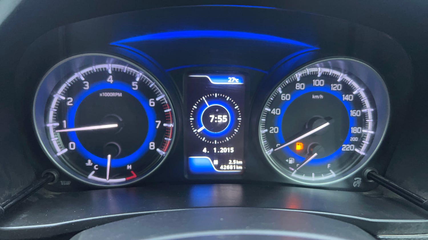Used 2018 Maruti Suzuki Baleno Alpha 1.2 Petrol Manual interior CLUSTERMETER VIEW