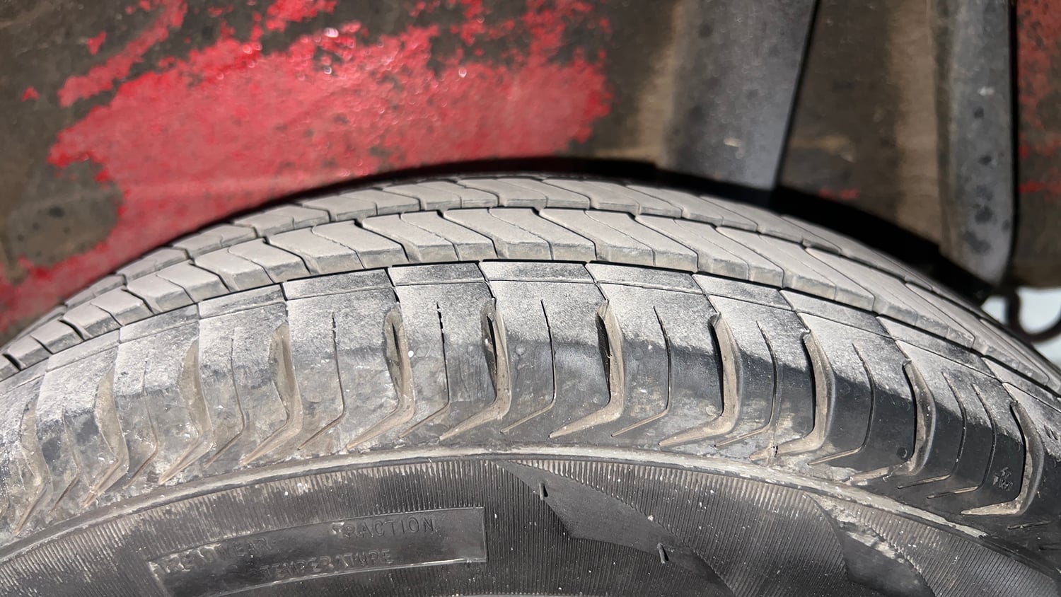Used 2023 Maruti Suzuki Alto K10 VXi Plus AGS Petrol Automatic tyres LEFT REAR TYRE TREAD VIEW