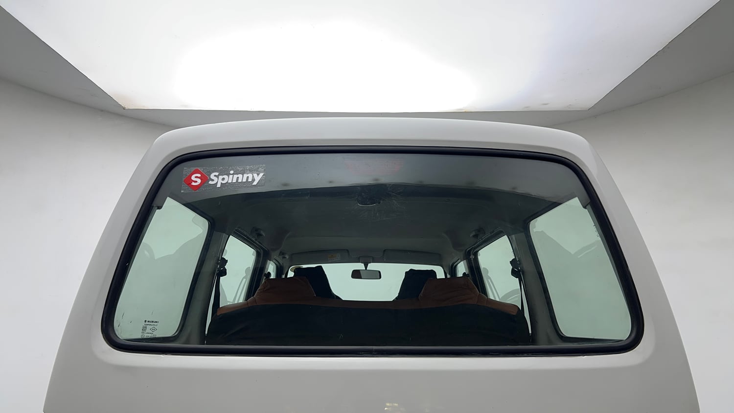 Used 2022 Maruti Suzuki Eeco 5 STR AC (O) Petrol Manual exterior BACK WINDSHIELD VIEW