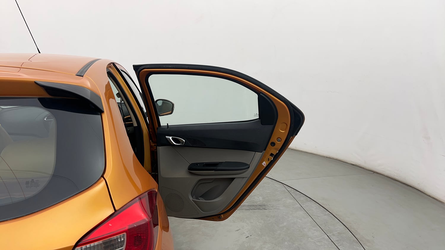 Used 2016 Tata Tiago Revotron XZ Petrol Manual interior RIGHT REAR DOOR OPEN VIEW