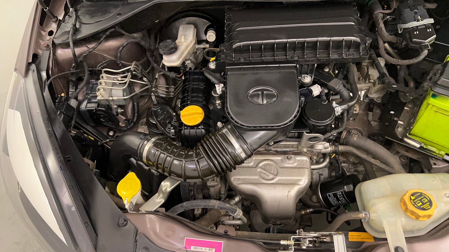 Used 2018 Tata Tigor Revotron XZA Petrol Automatic engine ENGINE RIGHT SIDE VIEW