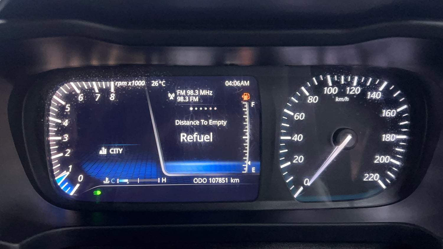Used 2022 Tata Altroz XZ Plus Petrol Dark Edition Petrol Manual interior CLUSTERMETER VIEW
