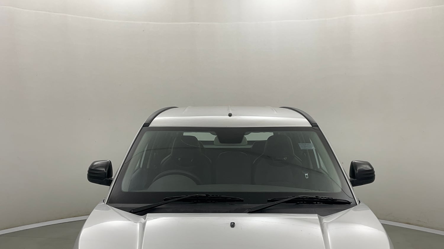 Used 2018 Mahindra KUV100 NXT K2 6 STR Petrol Manual exterior FRONT WINDSHIELD VIEW
