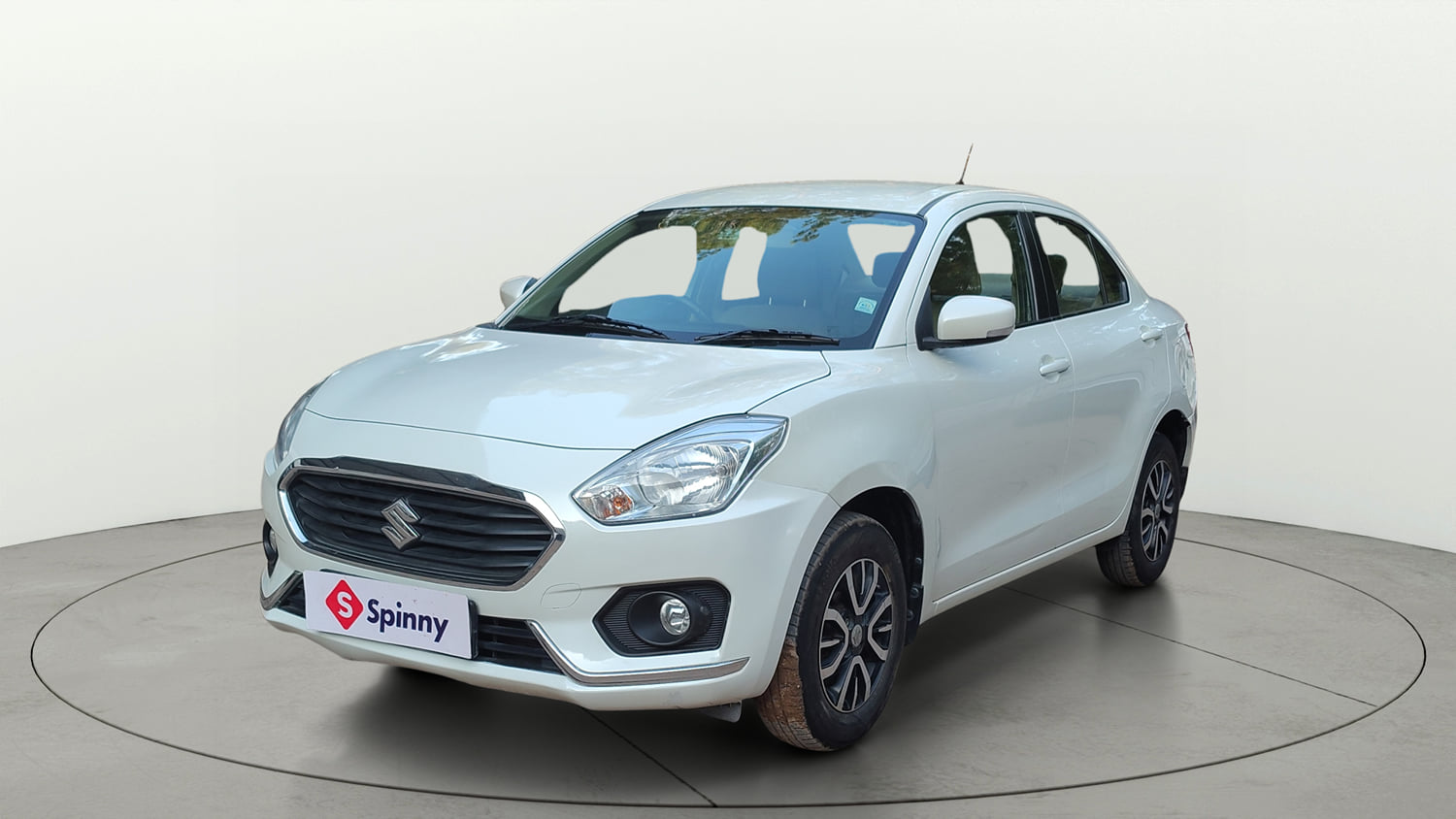 Used 2020 Maruti Suzuki Dzire VXi AMT Petrol Automatic exterior LEFT FRONT CORNER VIEW