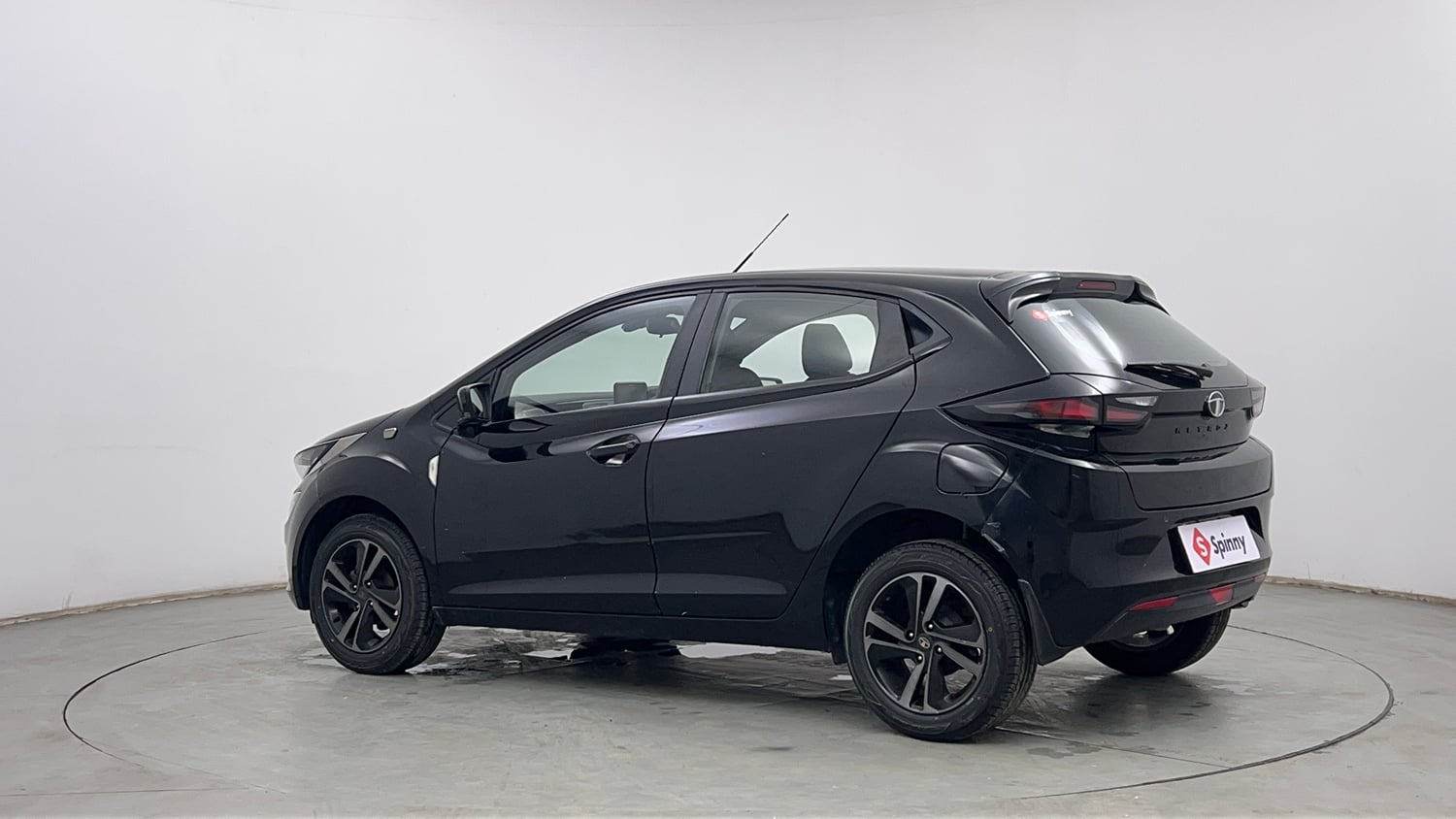 Used 2022 Tata Altroz XZ Plus Petrol Dark Edition Petrol Manual exterior LEFT REAR CORNER VIEW