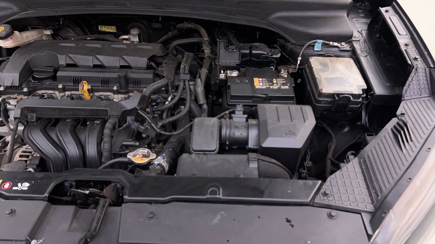 Used 2023 Hyundai Creta SX (O) 1.5 Petrol IVT Knight Petrol Automatic engine ENGINE LEFT SIDE VIEW