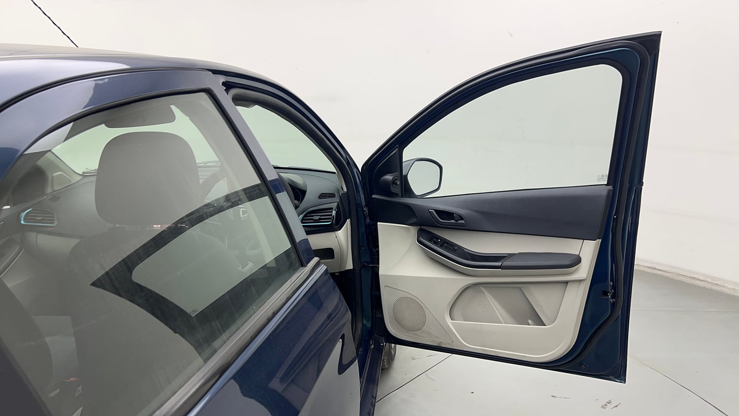 Used 2024 Tata Tiago EV XT Medium Range Electric Automatic interior RIGHT FRONT DOOR OPEN VIEW