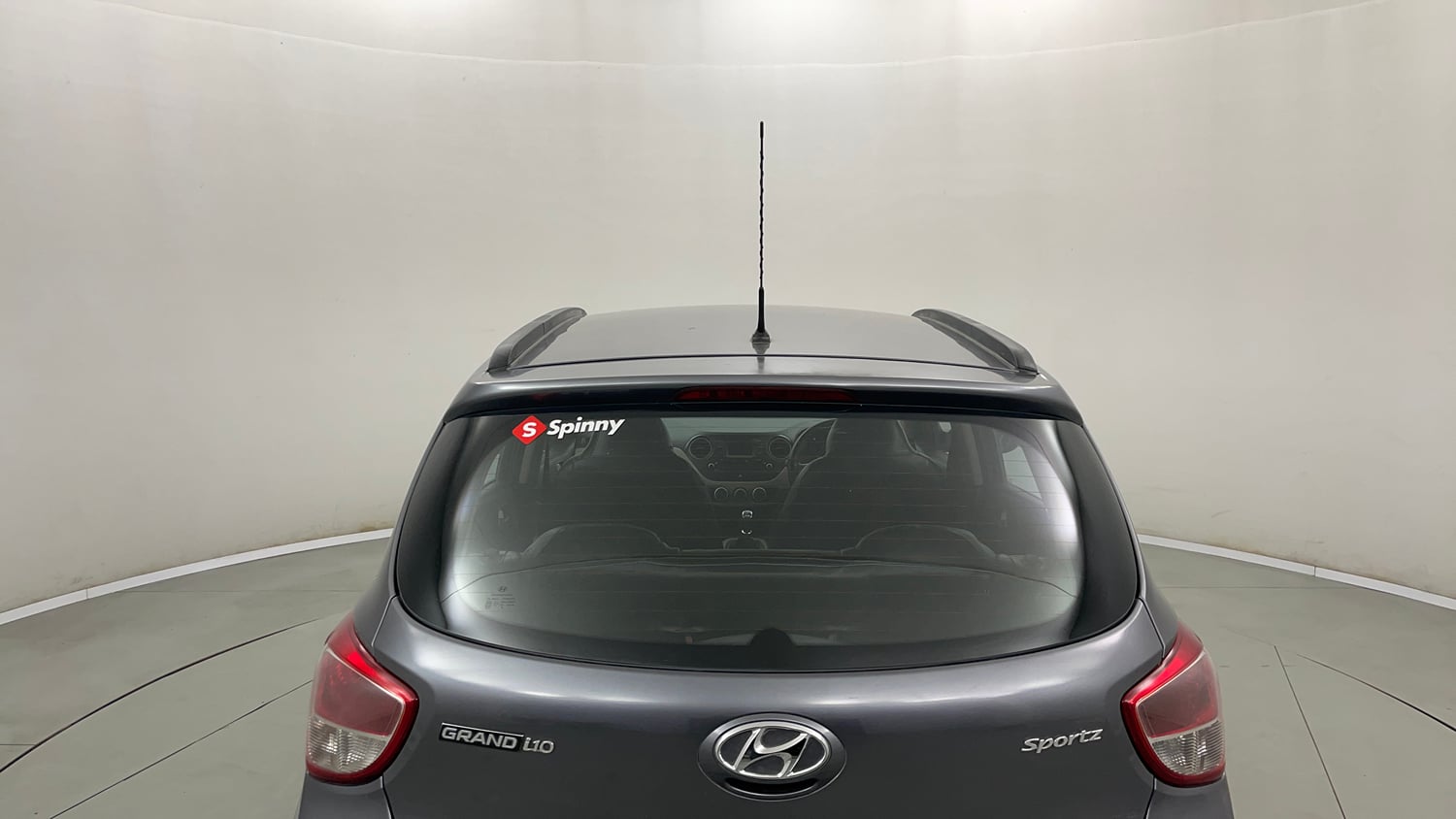 Used 2016 Hyundai Grand i10 Sportz 1.2 Kappa VTVT Petrol Manual exterior BACK WINDSHIELD VIEW