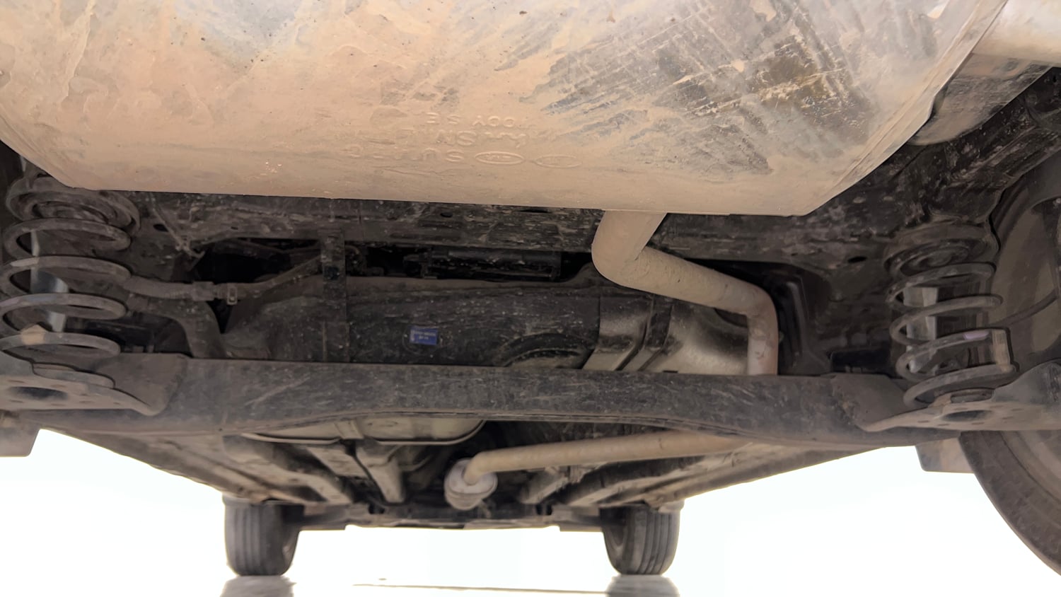 Used 2023 Hyundai Creta SX (O) 1.5 Petrol IVT Knight Petrol Automatic extra REAR UNDERBODY VIEW (TAKEN FROM REAR)
