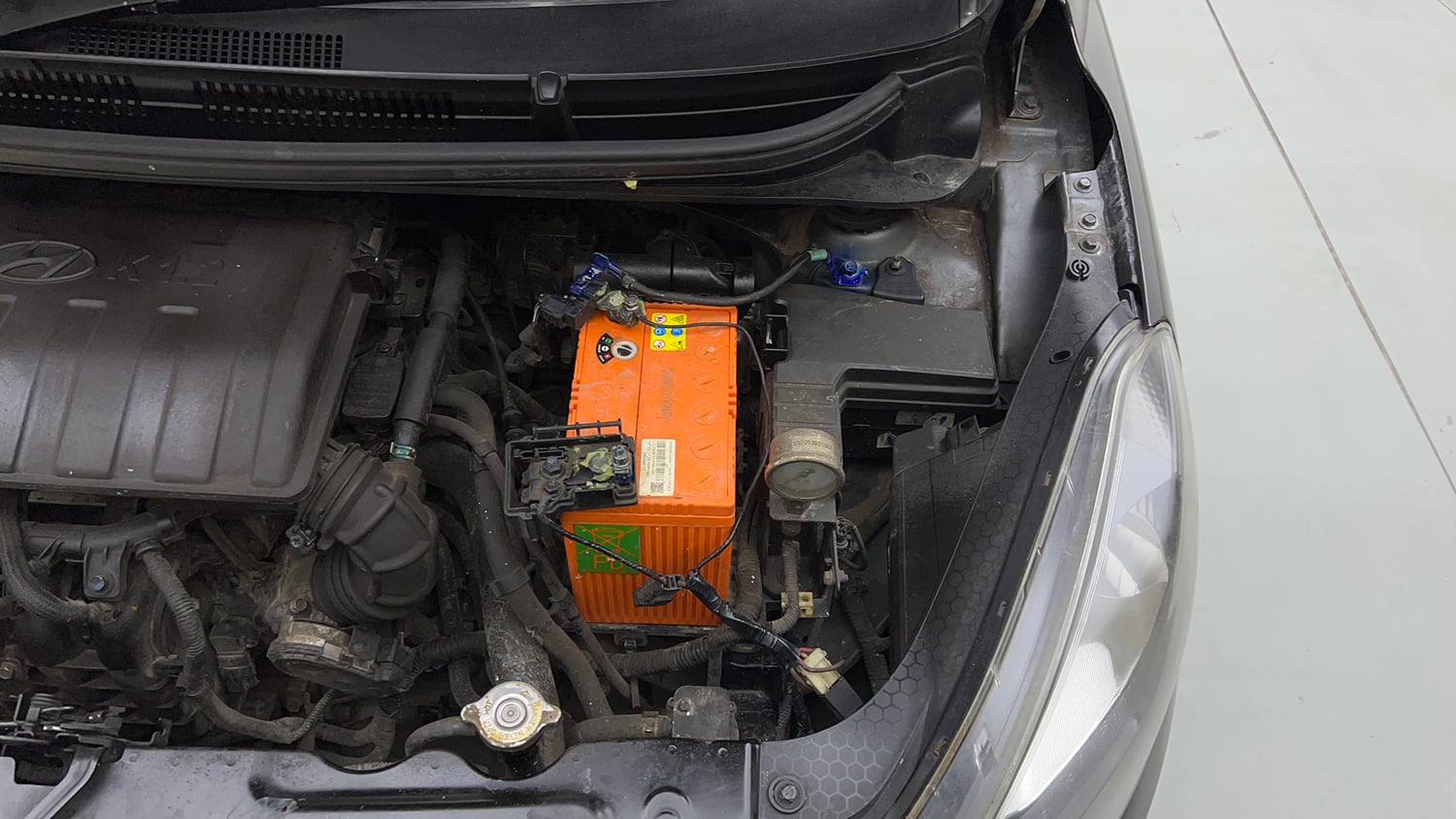 Used 2021 Hyundai Grand i10 Nios Magna 1.2 Kappa VTVT CNG Cng Manual engine ENGINE LEFT SIDE VIEW
