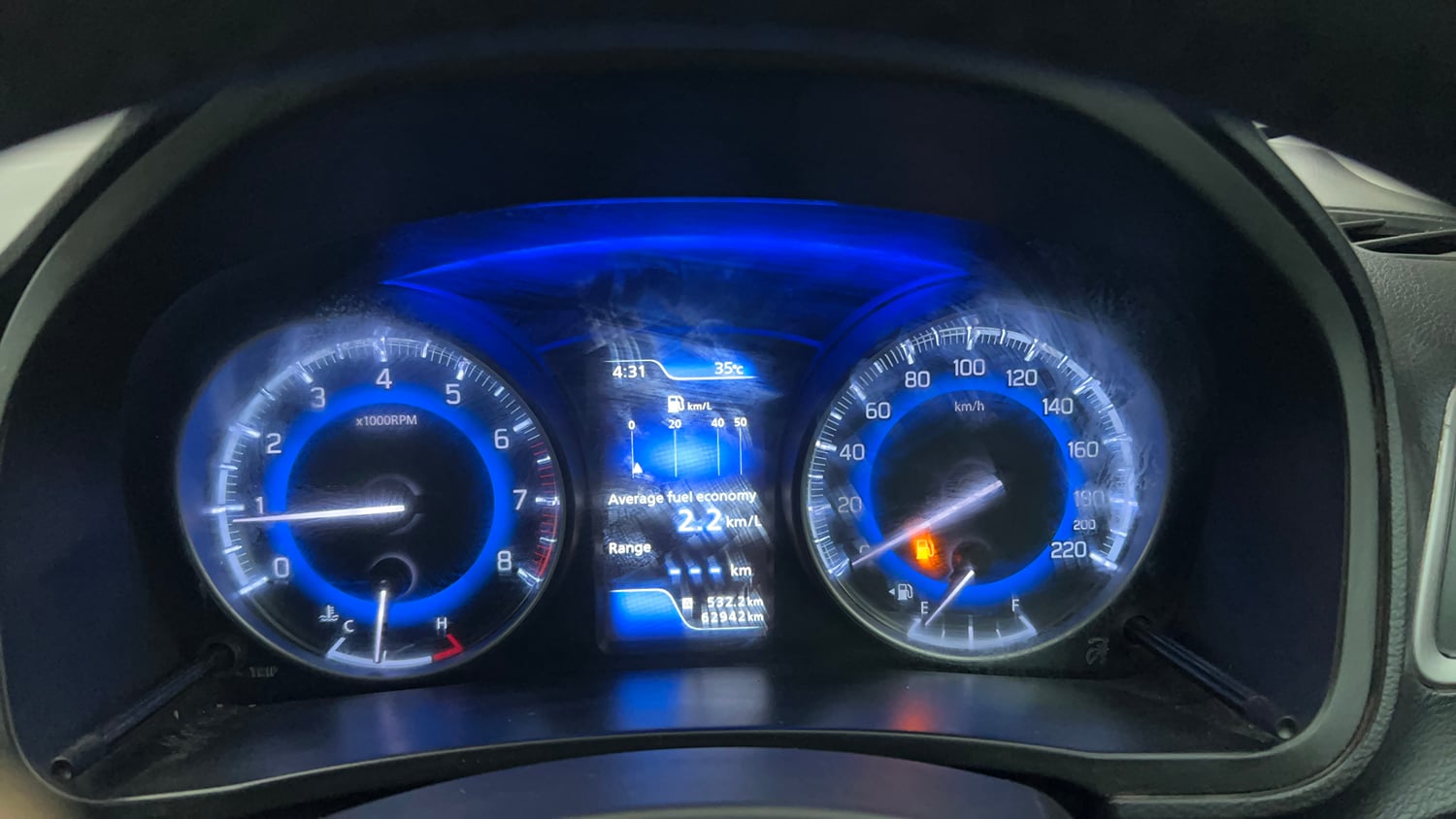 Used 2020 Maruti Suzuki Baleno Alpha Petrol Manual interior CLUSTERMETER VIEW