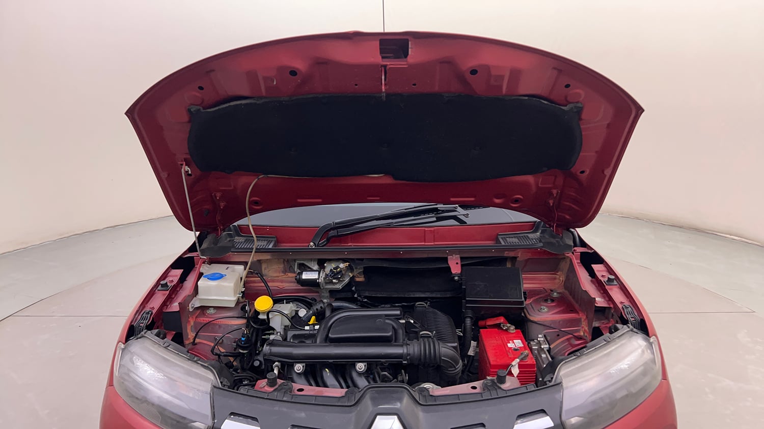 Used 2021 Renault Kwid RXT 1.0 AMT (O) Petrol Automatic engine ENGINE & BONNET OPEN FRONT VIEW