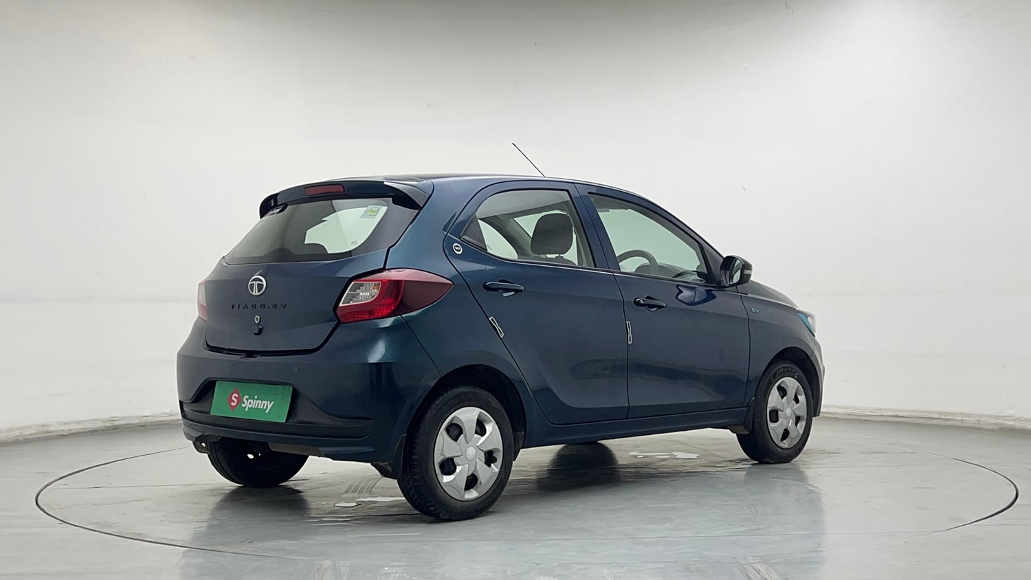 Used 2024 Tata Tiago EV XT Medium Range Electric Automatic exterior RIGHT REAR CORNER VIEW