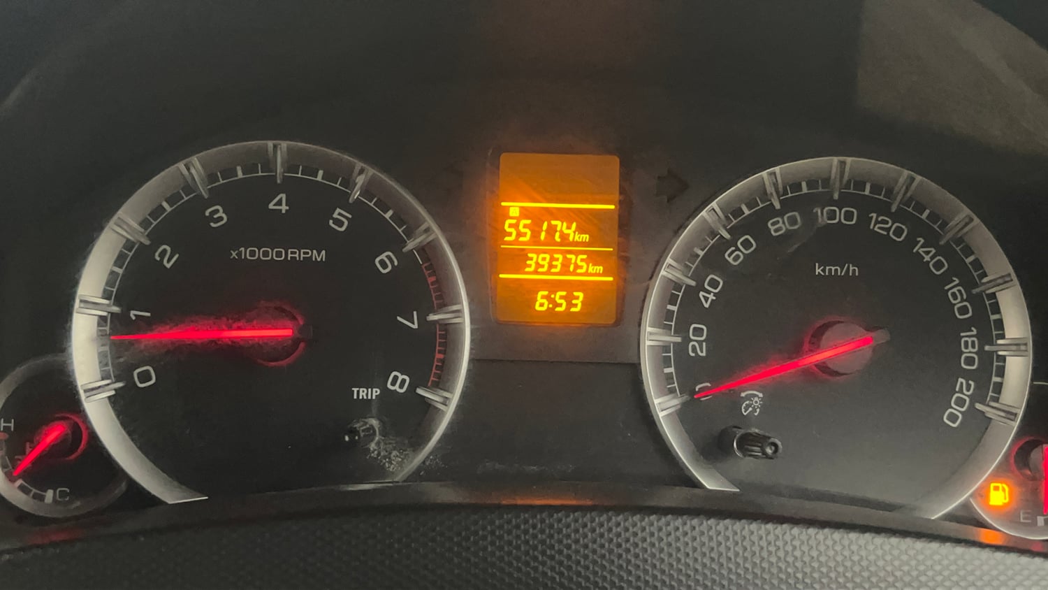 Used 2016 Maruti Suzuki Swift Dzire VXI Petrol Manual interior CLUSTERMETER VIEW