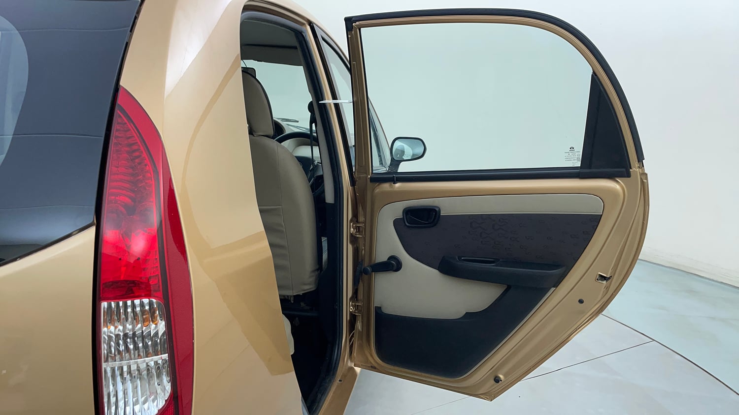 Used 2015 Tata Nano Twist XTA Petrol Automatic interior RIGHT REAR DOOR OPEN VIEW