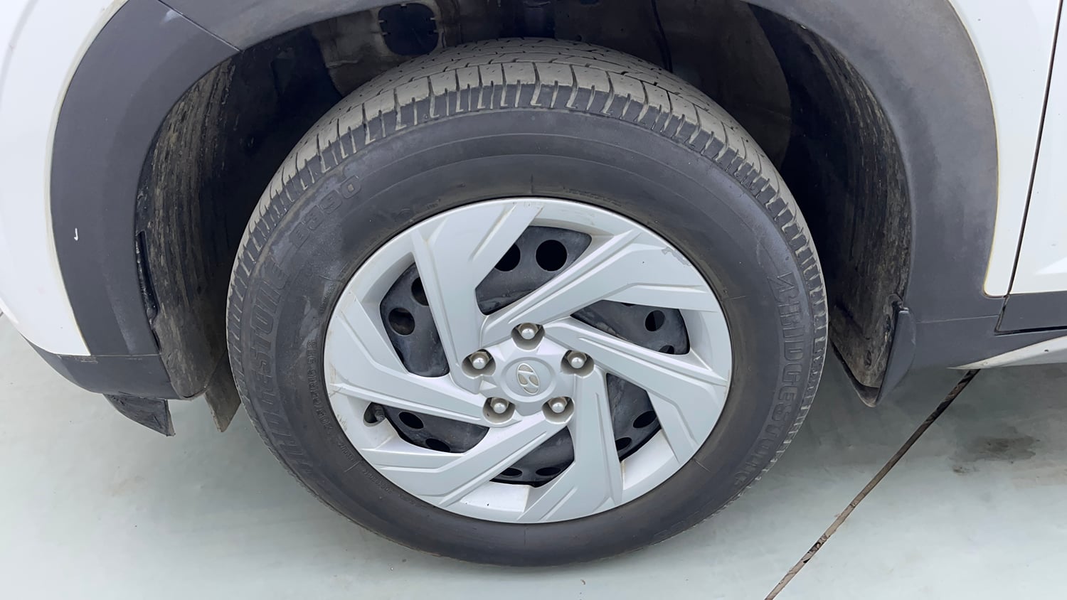 Used 2021 Hyundai Creta EX 1.5 Petrol Petrol Manual tyres LEFT FRONT TYRE RIM VIEW