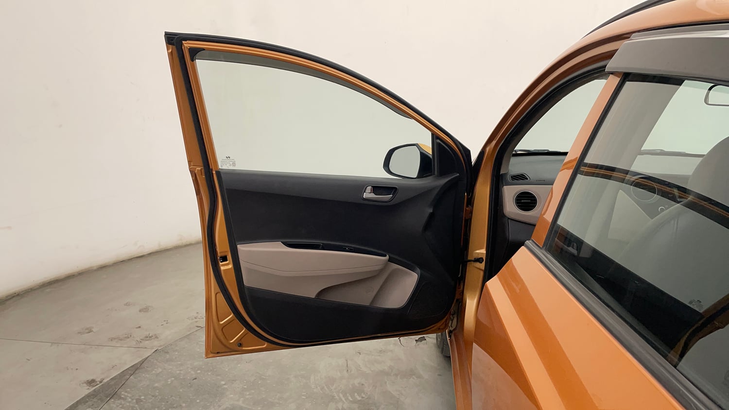 Used 2015 Hyundai Grand i10 Asta 1.2 Kappa VTVT Petrol Manual interior LEFT FRONT DOOR OPEN VIEW