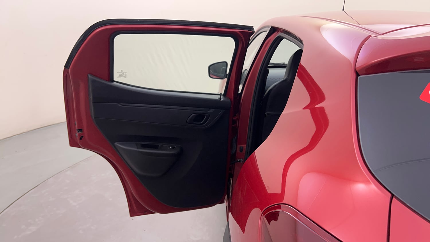 Used 2021 Renault Kwid RXT 1.0 AMT (O) Petrol Automatic interior LEFT REAR DOOR OPEN VIEW