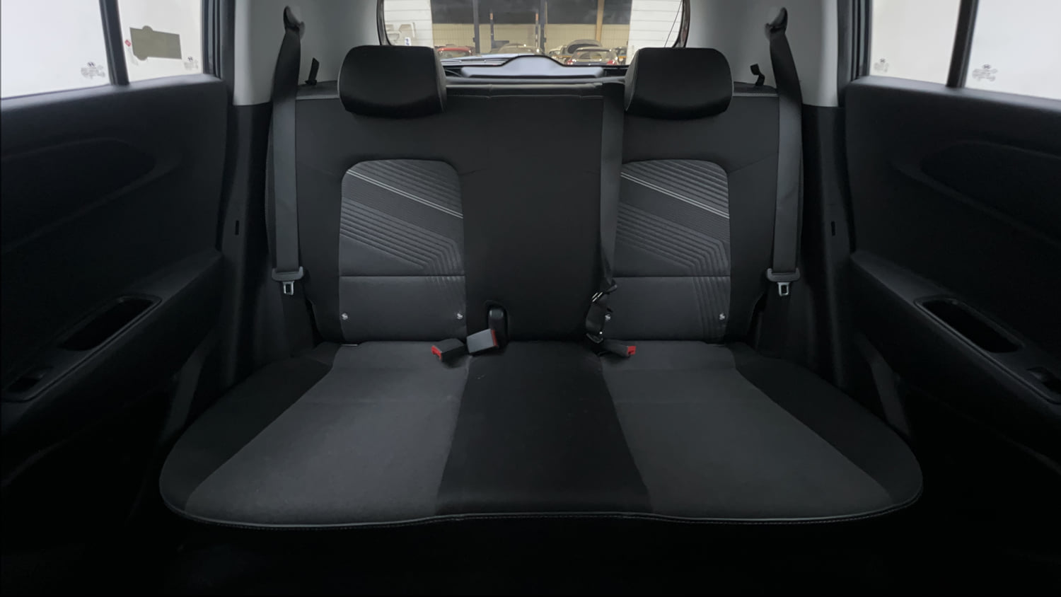 Used 2023 Hyundai Exter SX (O) 1.2 AMT Petrol Automatic interior REAR SEAT CONDITION VIEW