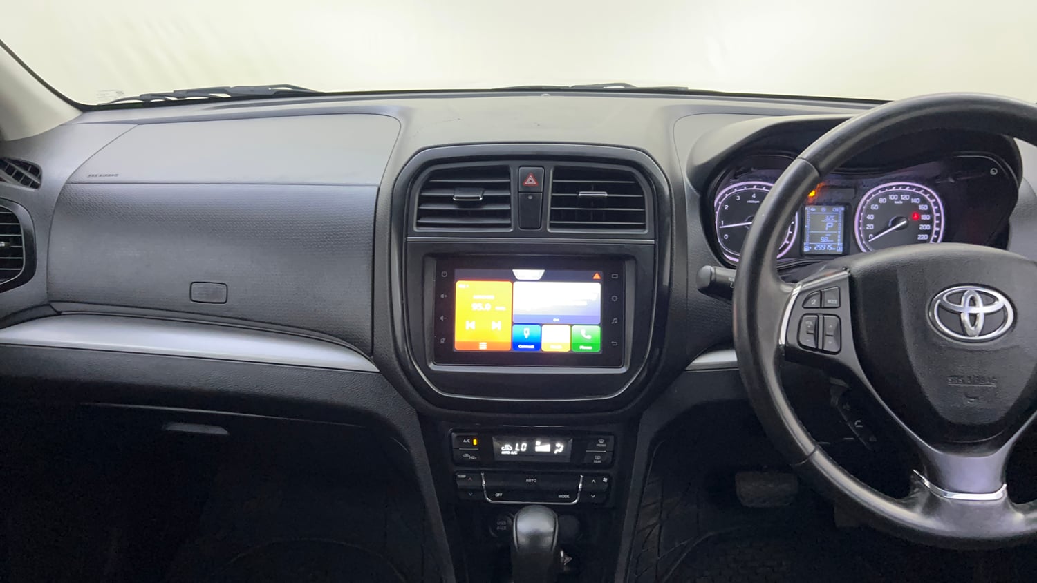 Used 2021 Toyota Urban Cruiser Premium Grade AT Petrol Automatic interior MUSIC SYSTEM & AC CONTROL VIEW