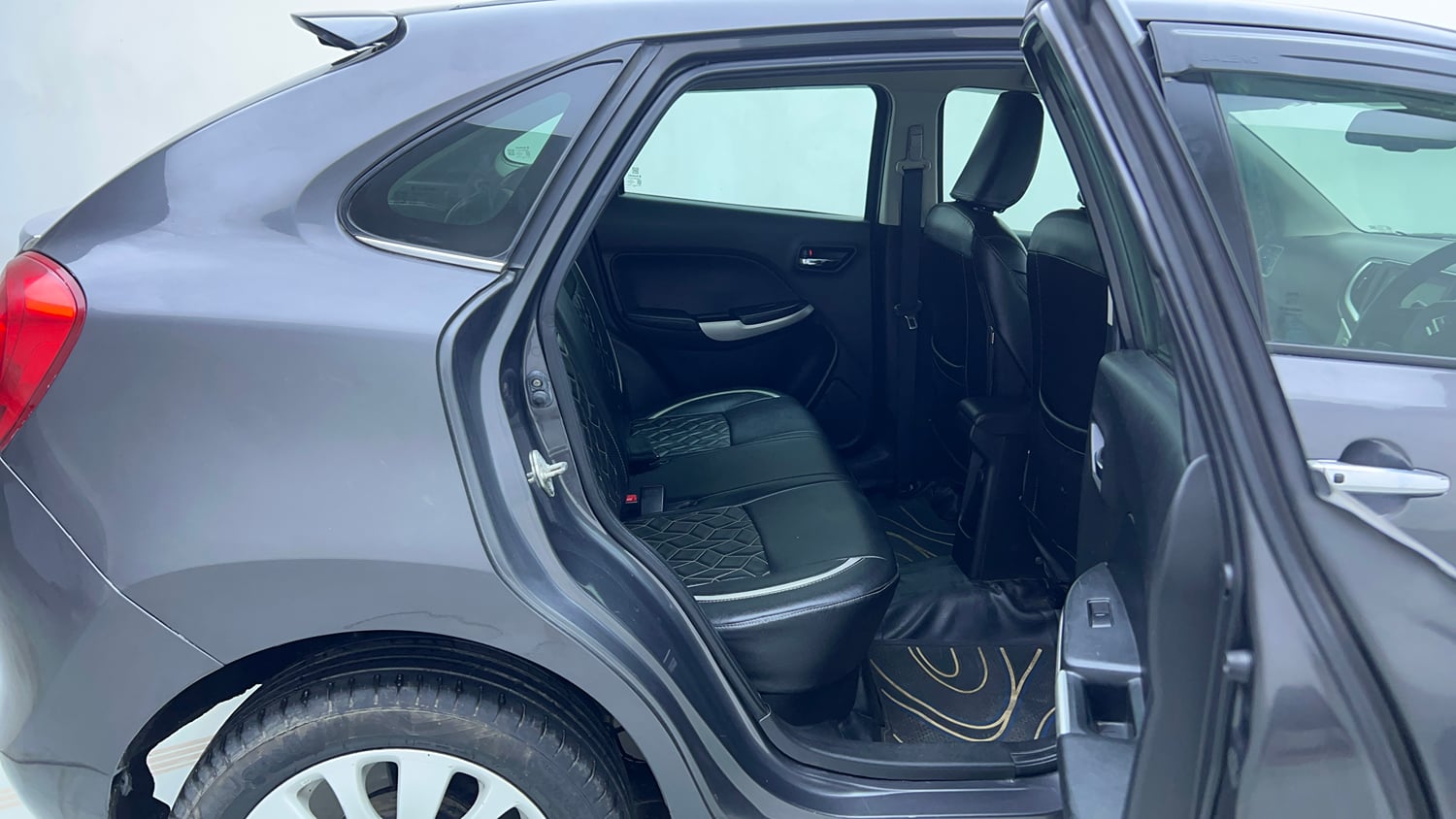 Used 2016 Maruti Suzuki Baleno Alpha 1.2 Petrol Manual interior RIGHT SIDE REAR DOOR CABIN VIEW