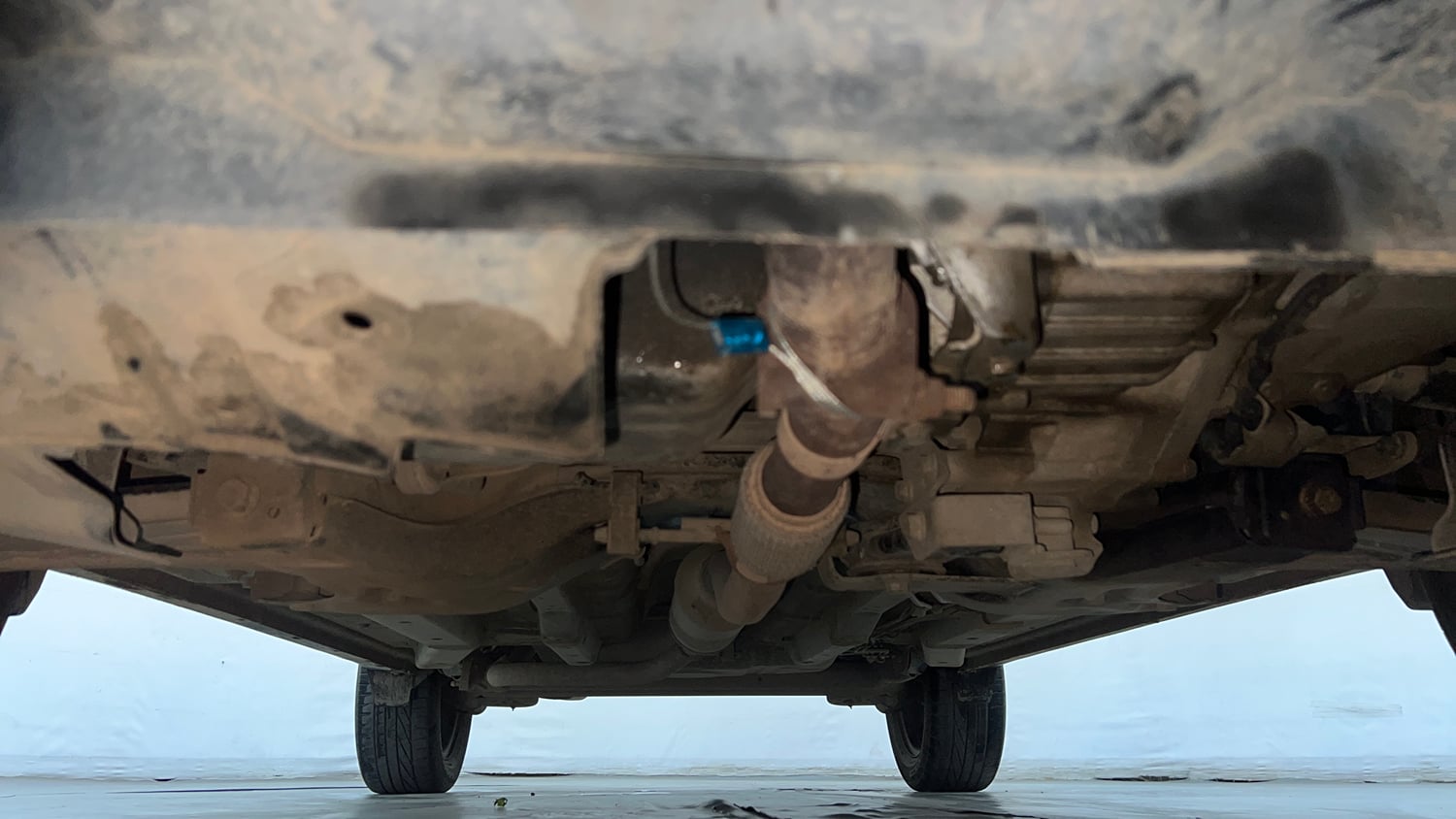 Used 2019 Tata Nexon XMA Petrol Petrol Automatic extra FRONT LEFT UNDERBODY VIEW