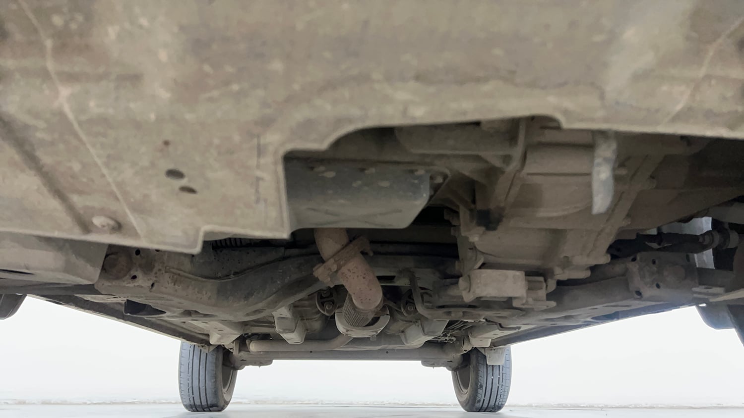 Used 2024 Tata Nexon Fearless S 1.5 Revotorq Diesel 6MT DT Diesel Manual extra FRONT LEFT UNDERBODY VIEW
