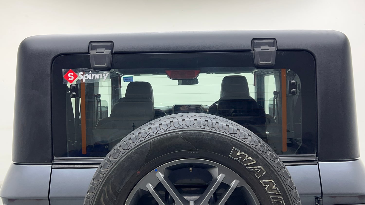 Used 2022 mahindra Thar LX Hard Top Petrol AT 4WD Petrol Automatic exterior BACK WINDSHIELD VIEW