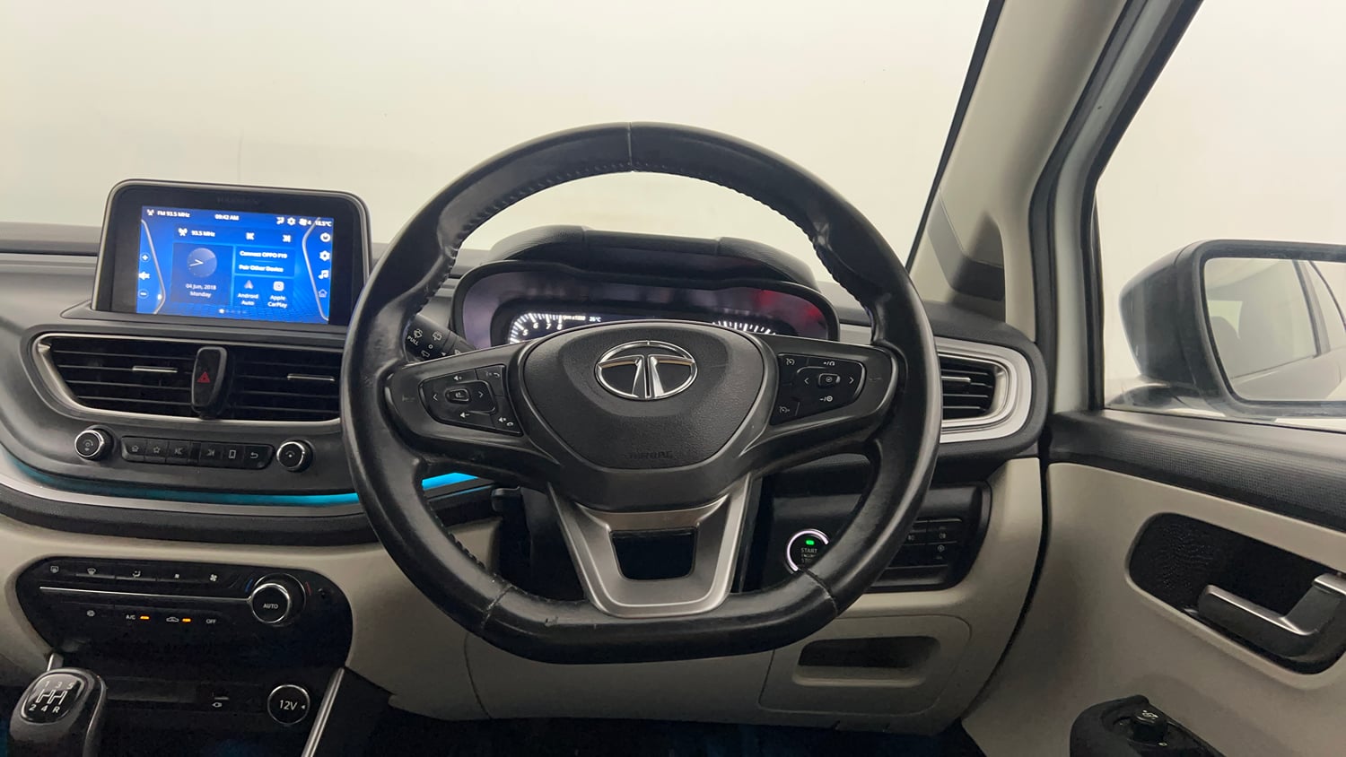 Used 2021 Tata Altroz XZ Plus i-Turbo Petrol Petrol Manual interior STEERING VIEW