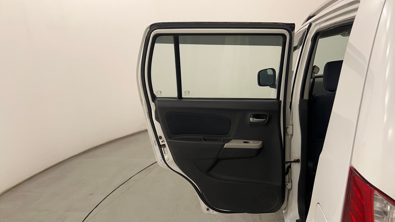 Used 2012 Maruti Suzuki Wagon R 1.0 VXi Petrol Manual interior LEFT REAR DOOR OPEN VIEW