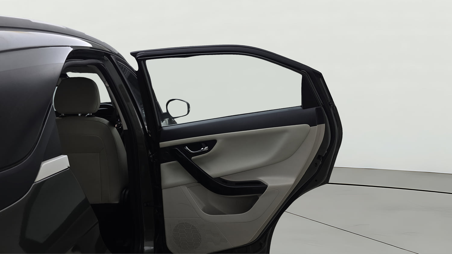 Used 2023 Tata Nexon XZ Plus LUXS Petrol Manual interior RIGHT REAR DOOR OPEN VIEW