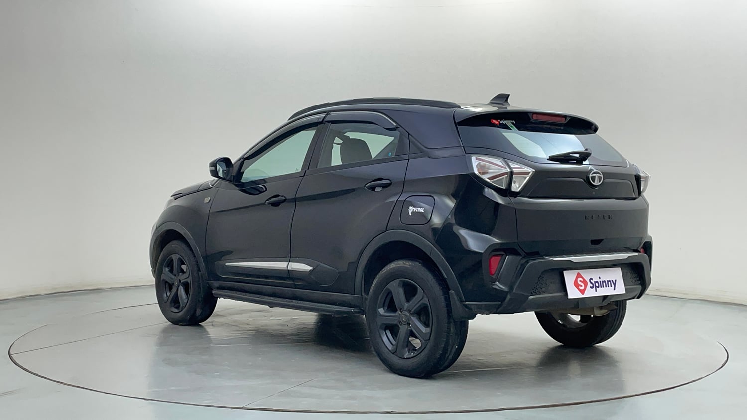 Used 2022 Tata Nexon XZA Plus (Premium) Dark Edition Petrol Automatic exterior LEFT REAR CORNER VIEW