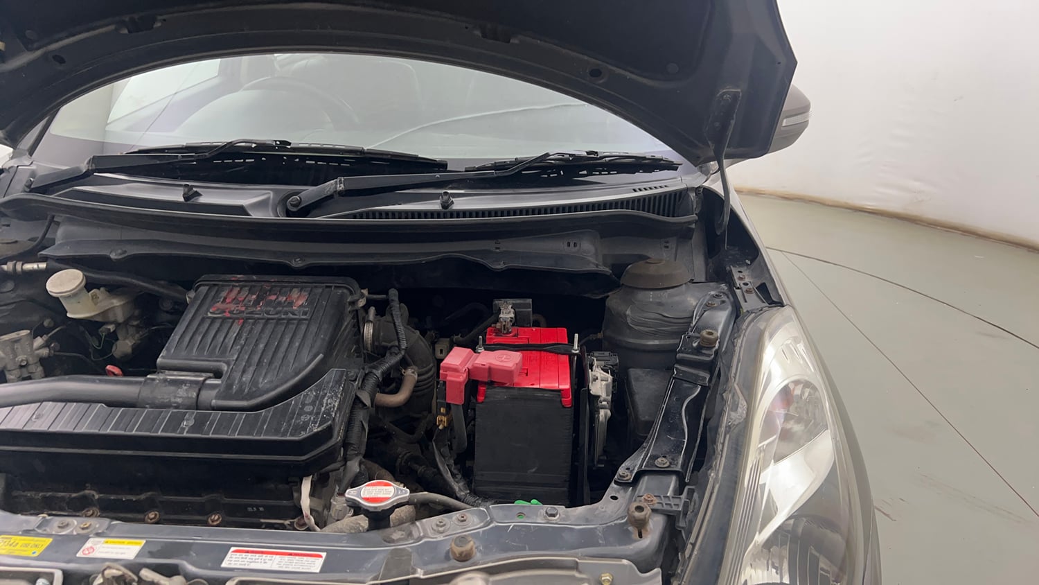 Used 2016 Maruti Suzuki Swift Dzire VXI Petrol Manual engine ENGINE LEFT SIDE HINGE & APRON VIEW