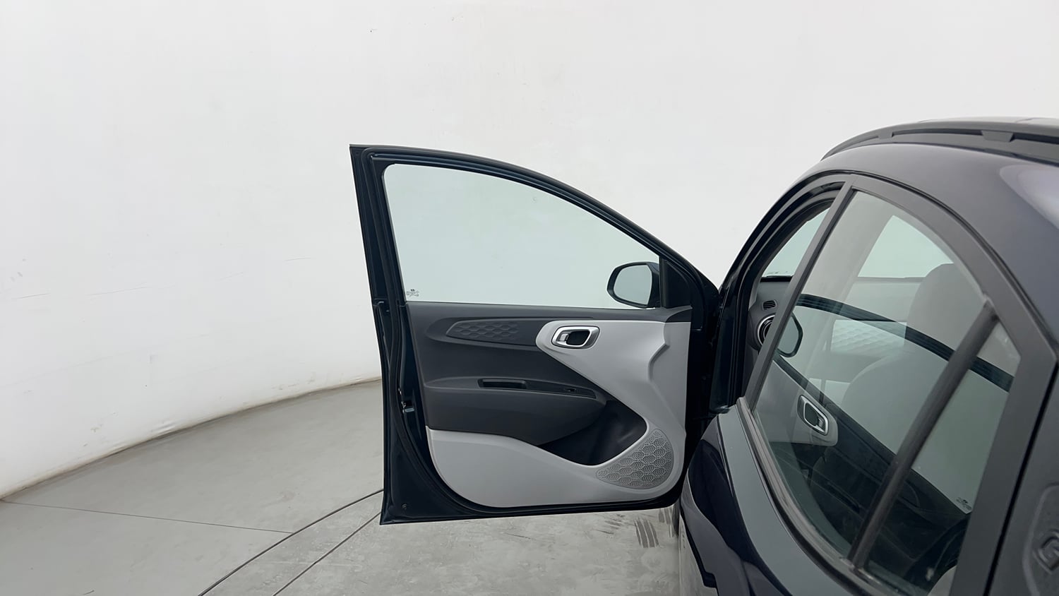Used 2023 Hyundai Grand i10 Nios Sportz 1.2 Kappa VTVT Petrol Manual interior LEFT FRONT DOOR OPEN VIEW