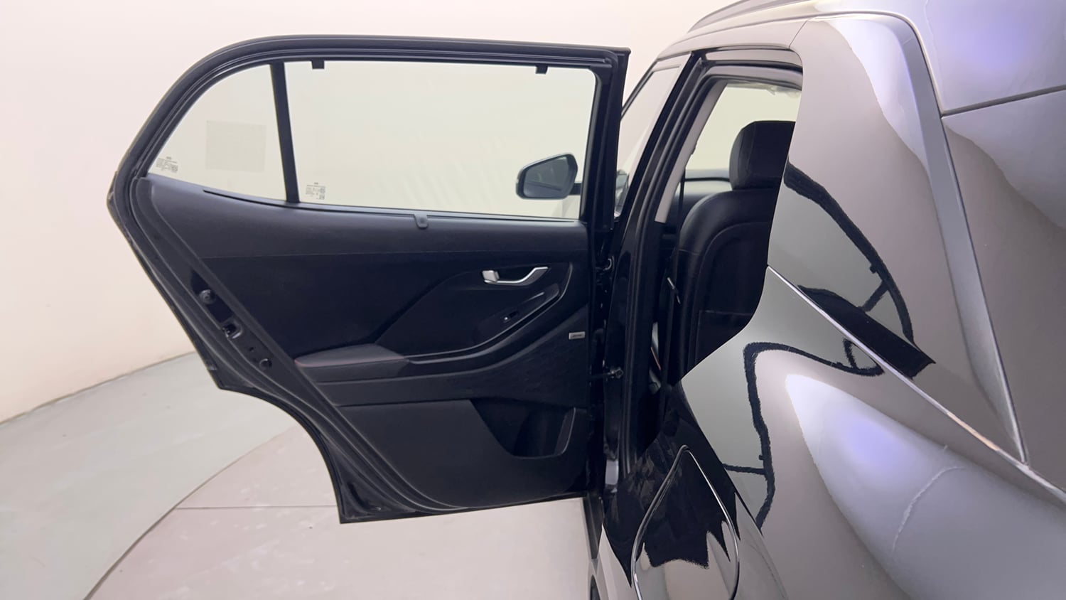Used 2023 Hyundai Creta SX (O) 1.5 Petrol IVT Knight Petrol Automatic interior LEFT REAR DOOR OPEN VIEW