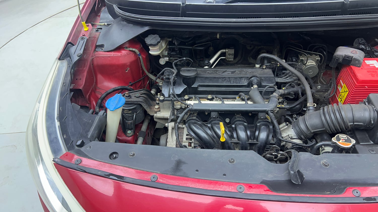 Used 2015 Hyundai Elite i20 Asta 1.2 Petrol Manual engine ENGINE RIGHT SIDE VIEW