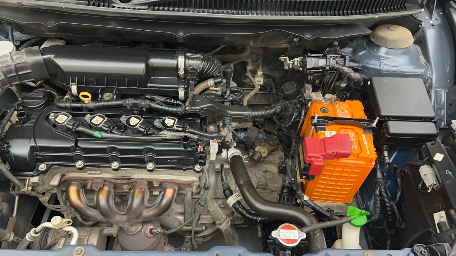 Used 2020 Maruti Suzuki Baleno Alpha Petrol Manual engine ENGINE LEFT SIDE VIEW