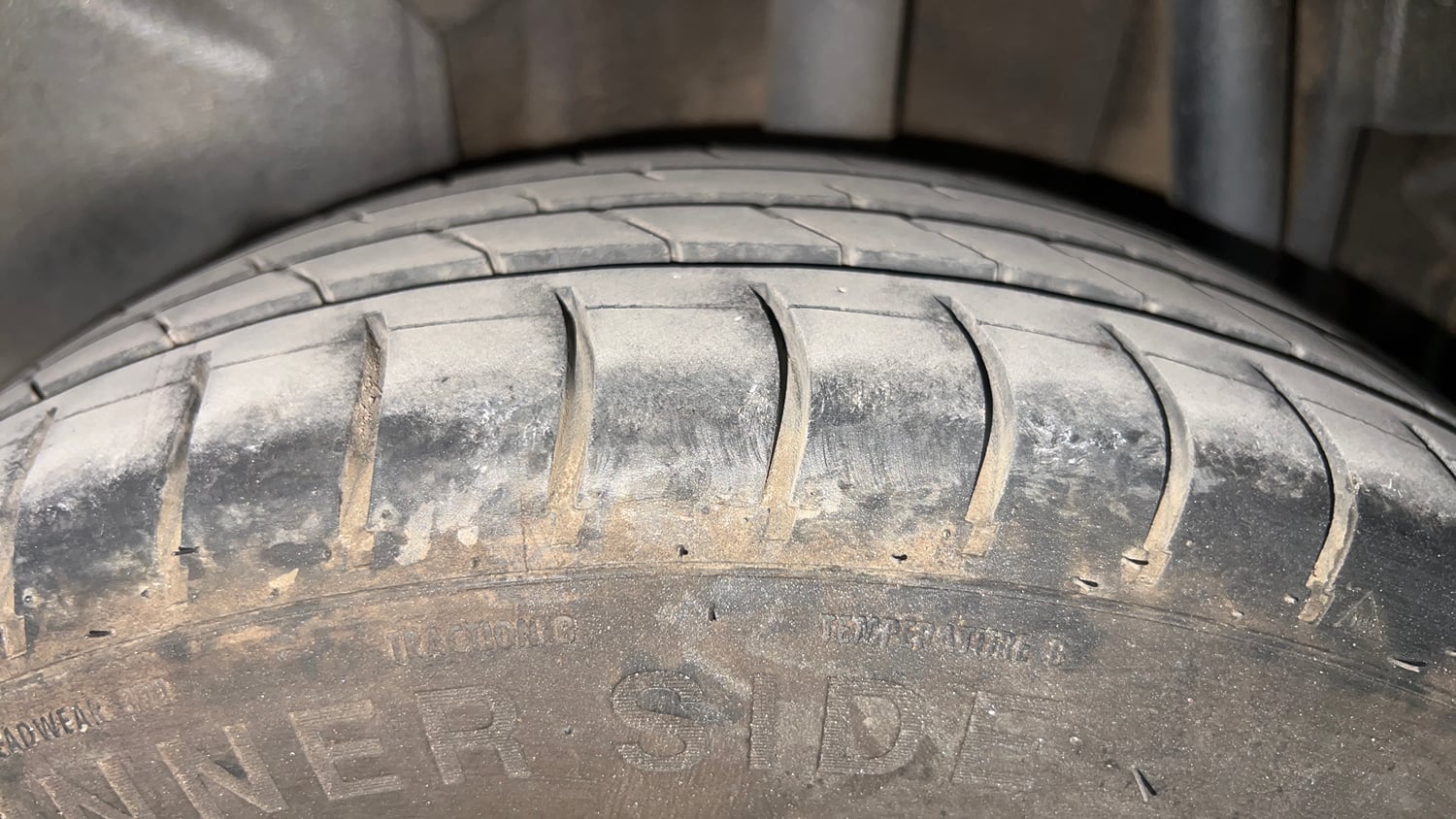 Used 2016 Tata Tiago Revotron XZ Petrol Manual tyres LEFT REAR TYRE TREAD VIEW