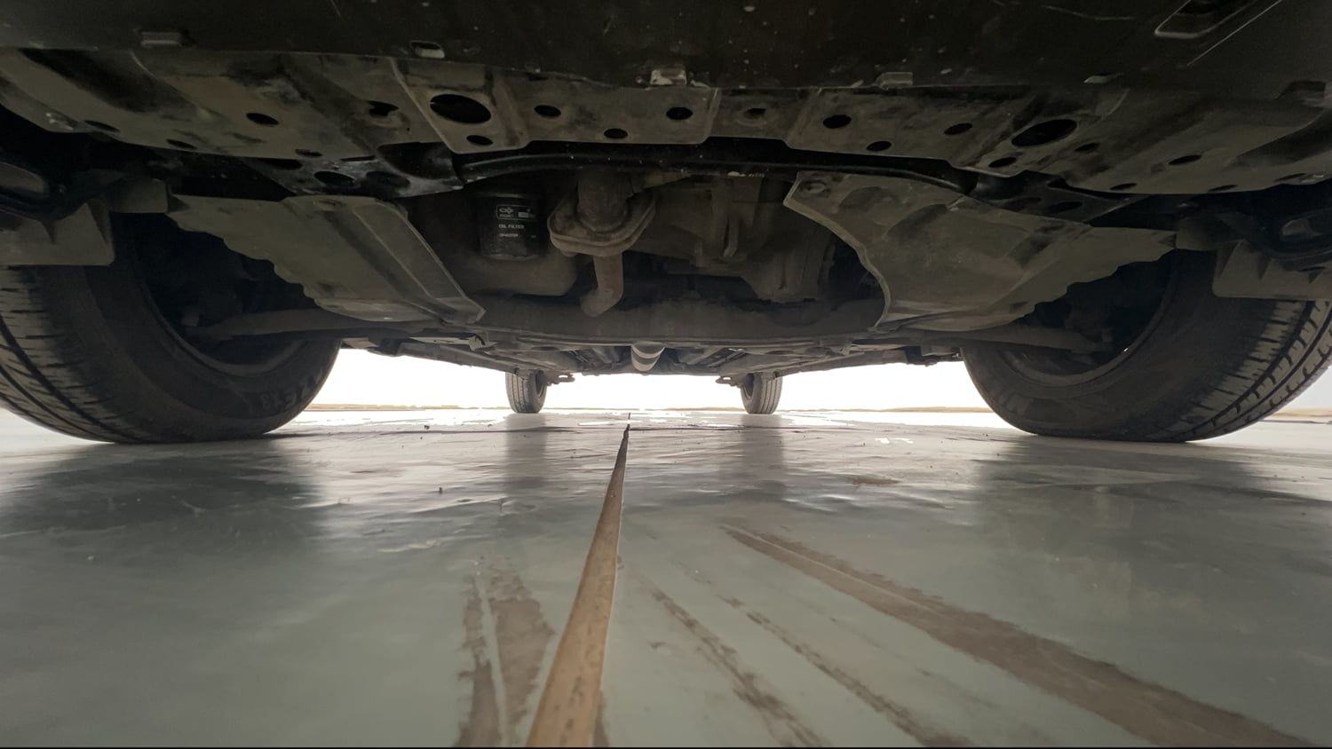 Used 2016 Maruti Suzuki Swift Dzire VXI Petrol Manual extra FRONT LEFT UNDERBODY VIEW