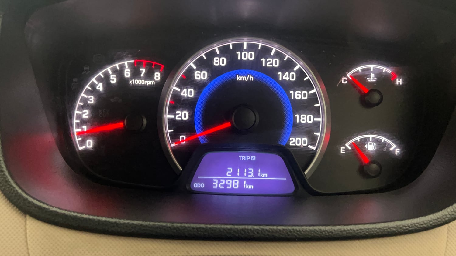 Used 2017 Hyundai Grand i10 Sportz (O) 1.2 Kappa VTVT Petrol Manual interior CLUSTERMETER VIEW