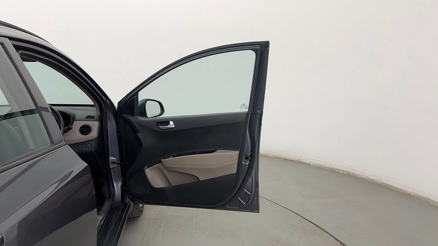 Used 2016 Hyundai Grand i10 Sportz 1.2 Kappa VTVT Petrol Manual interior RIGHT FRONT DOOR OPEN VIEW