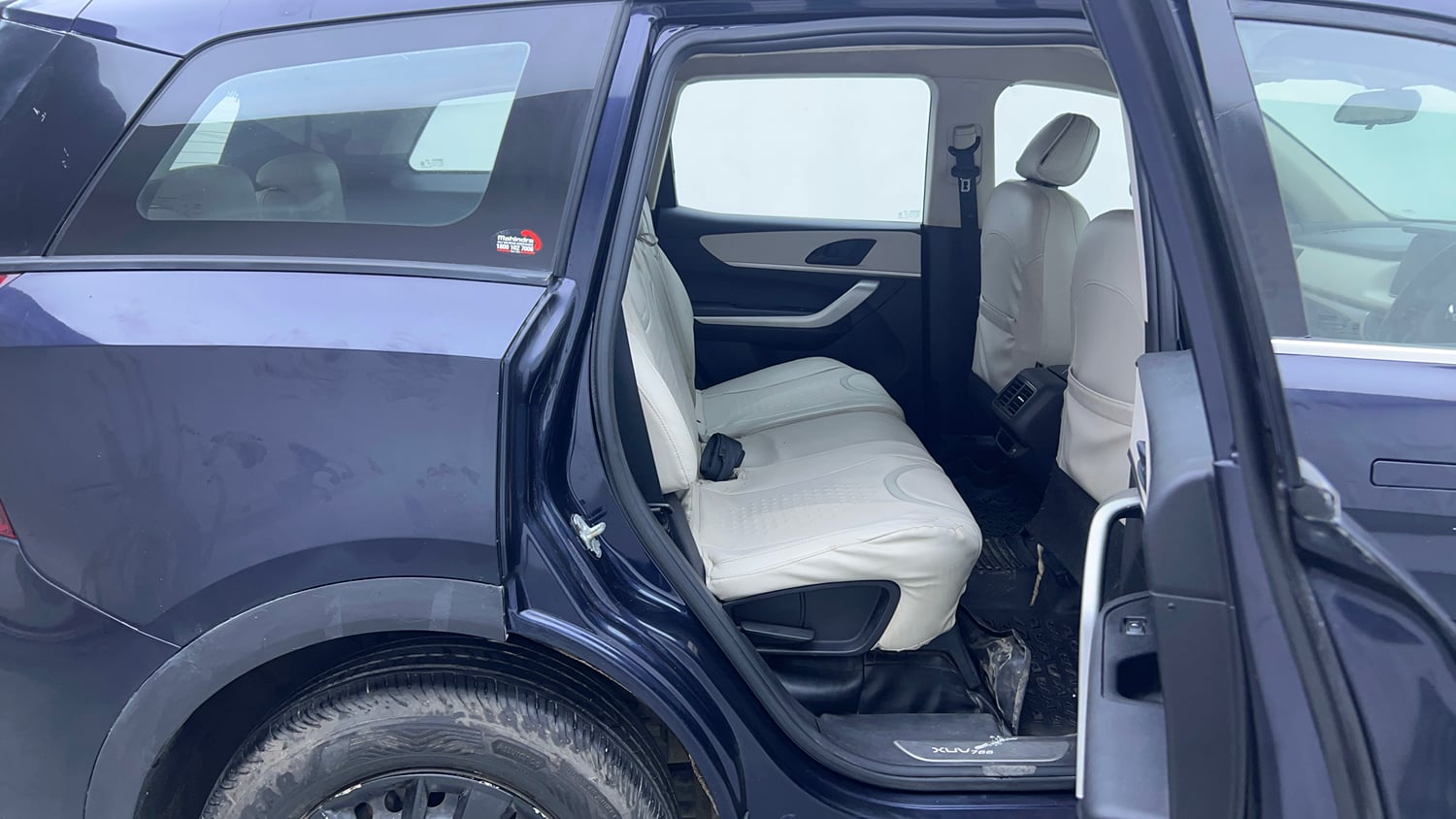 Used 2023 Mahindra XUV700 AX 3 Diesel MT 7 STR Diesel Manual interior RIGHT SIDE REAR DOOR CABIN VIEW